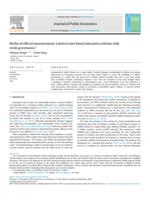 Myths of official measurement: Limits to test-based education reforms with weak governance