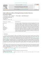 Labor reallocation effects of furlough schemes: Evidence from two recessions in Spain