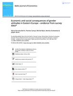Economic and social consequences of gender attitudes in Eastern Europe - evidence from survey data