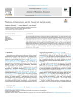 Platforms, Infrastructures and the Futures of Market Society