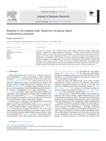 Stepping in and stepping aside: Employees navigating digital transformation paradoxes