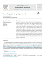 Human-AI agency in the age of generative AI