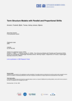 Term Structure Models with Parallel and Proportional Shifts