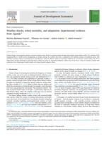 Weather shocks, infant mortality, and adaptation: Experimental evidence from Uganda