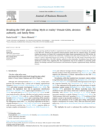 Breaking the TMT glass ceiling: Myth or reality? Female CEOs, decision authority, and family firms