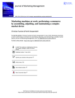 Marketing machines at work: Performing e-commerce by assembling, adjusting, and maintaining a complex market device