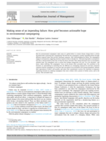 Making sense of an impending failure: How grief becomes actionable hope in environmental campaigning