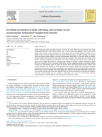 Do sibling correlations in skills, schooling, and earnings vary by socioeconomic background? Insights from Sweden