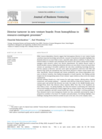 Director turnover in new venture boards: From homophilous to resource-contingent processes