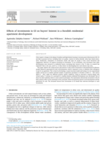 Effects of investments in GI on buyers' Interest in a Swedish residential apartment development