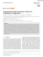 Financial Time Series Uncertainty: A Review of Probabilistic AI Applications