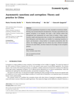 Asymmetric Sanctions and Corruption: Theory and Practice in China
