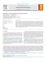 Institutions’ return expectations across assets and time