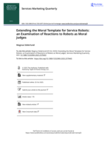 Extending the Moral Template for Service Robots: an Examination of Reactions to Robots as Moral Judges