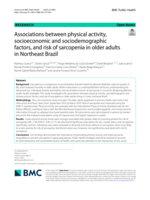 Associations between physical activity, socioeconomic and sociodemographic factors, and risk of sarcopenia in older adults in Northeast Brazil