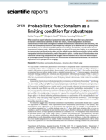 Probabilistic functionalism as a limiting condition for robustness