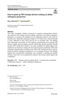 How to speed up TMT strategic decision-making: an ability-willingness perspective
