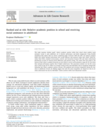 Ranked and at risk: Relative academic position in school and receiving social assistance in adulthood