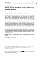 Outlier Robust Unit Root Tests in Nonlinear Dynamic Models
