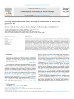 Learning about unknowable tools: Bricolage in communities of practice for generative AI