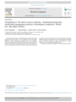 Corrigendum to “No need to wait for reporting – Examining learning from results-based management practices in development cooperation” [World Dev. 206 (2026) 107451] (World Development (2026) 206, (S0305750X26001403), (10.1016/j.worlddev.2026.107451))