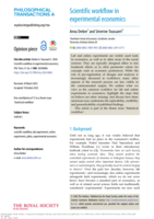 Scientific workflow in experimental economics