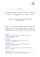 Reconsidering the Depth and Size of the EU in View of Enlargement in a Time of War