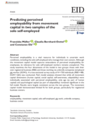 Predicting Perceived Employability from Movement Capital in two Samples of the Solo Self-employed