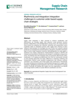 Rhythmicity and integration: Integration challenges in customer-order-based supply chain strategies